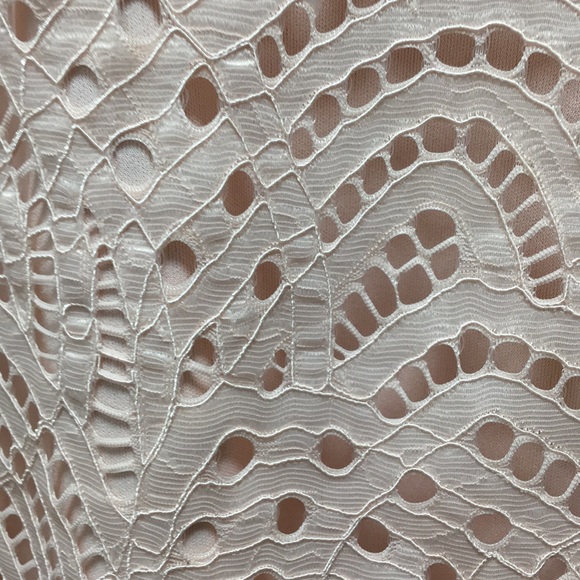 WORTHINGTON pink lace shell top, size petite small - Picture 3 of 4